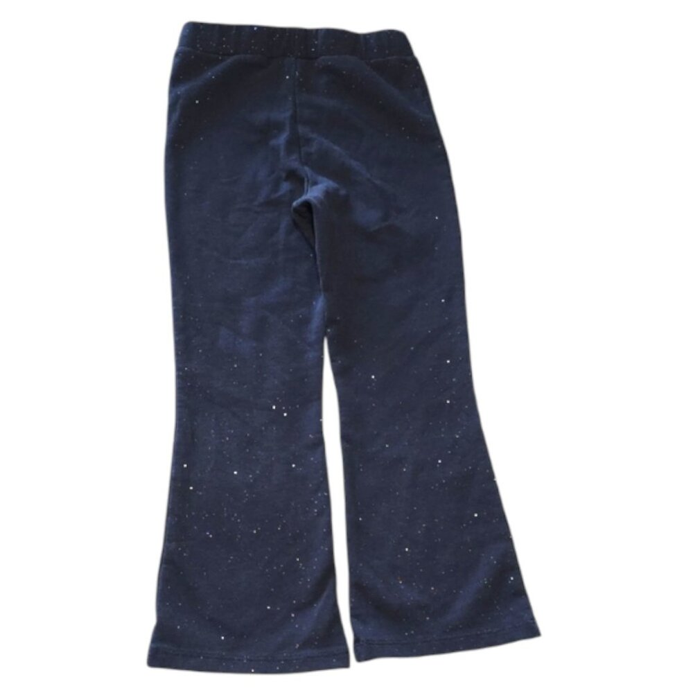 Garanimals Girls 5T Lot of 2 Glittery Navy and Black Flare Leggings/Pants T9 - Picture 2 of 9